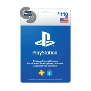 PlayStation Network Gift Card 110 USD PSN USA
