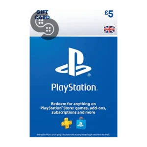 PlayStation Network Gift Card 5 GBP PSN UK