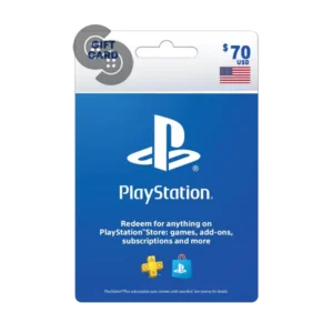 PlayStation Network Gift Card 70 USD PSN USA
