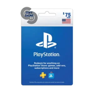 PlayStation Network Gift Card 75 USD PSN USA